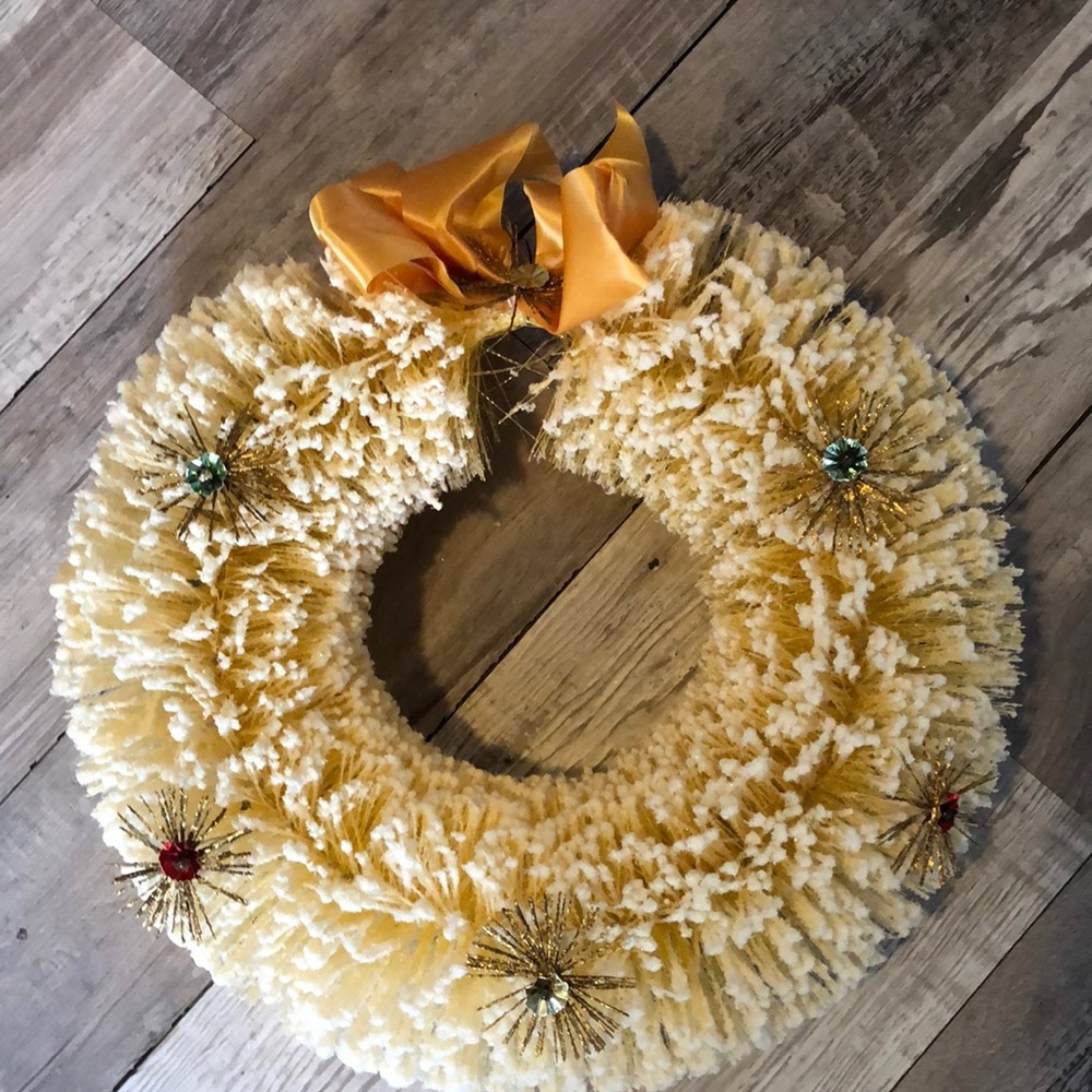 Vintage 50s-60s Christmas wreath